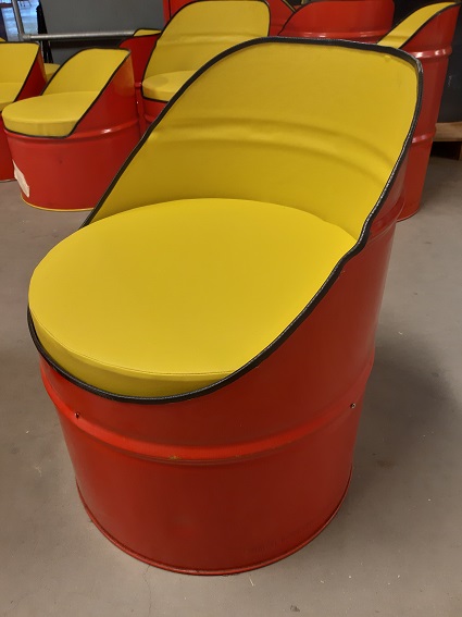 00061 oliedrum stoel medium